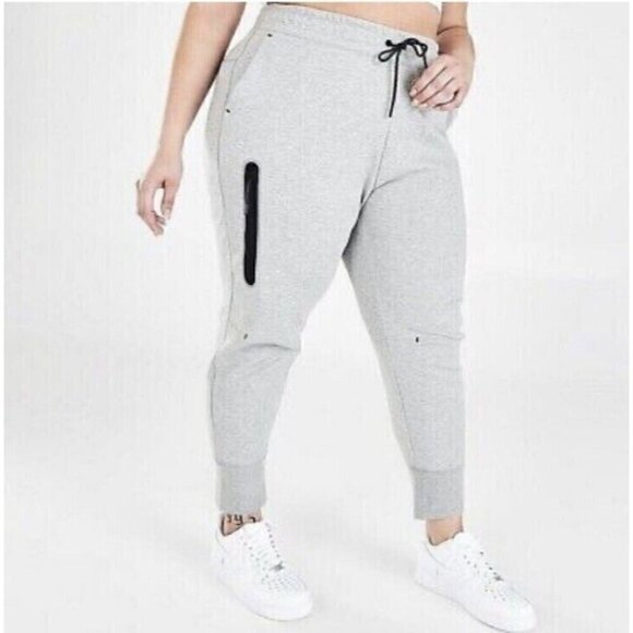 Nike Sportswear Tech Fleece Pants Grey Women’s Plus Size 1X Defect NWT $100 - Picture 1 of 8